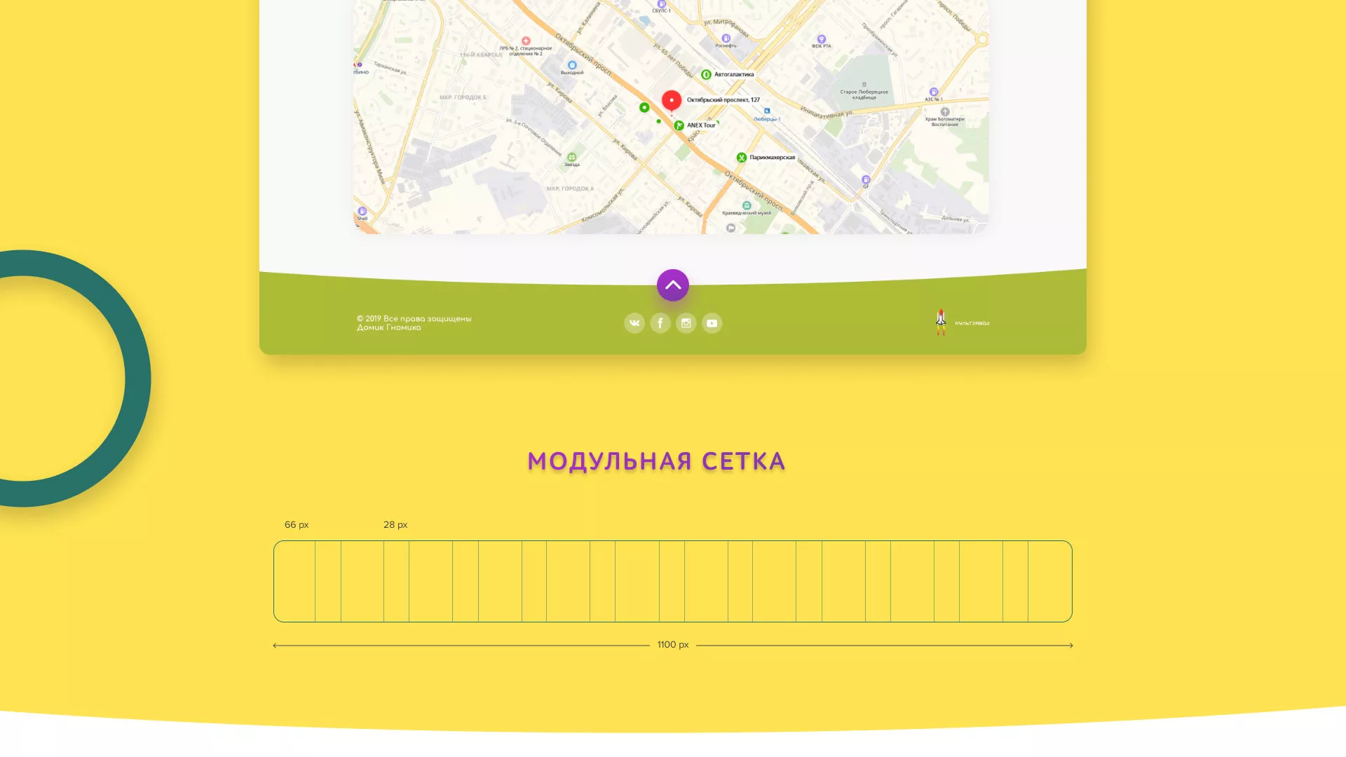Разработка сайта детского активити-клуба «Домик гномика» в Струнино