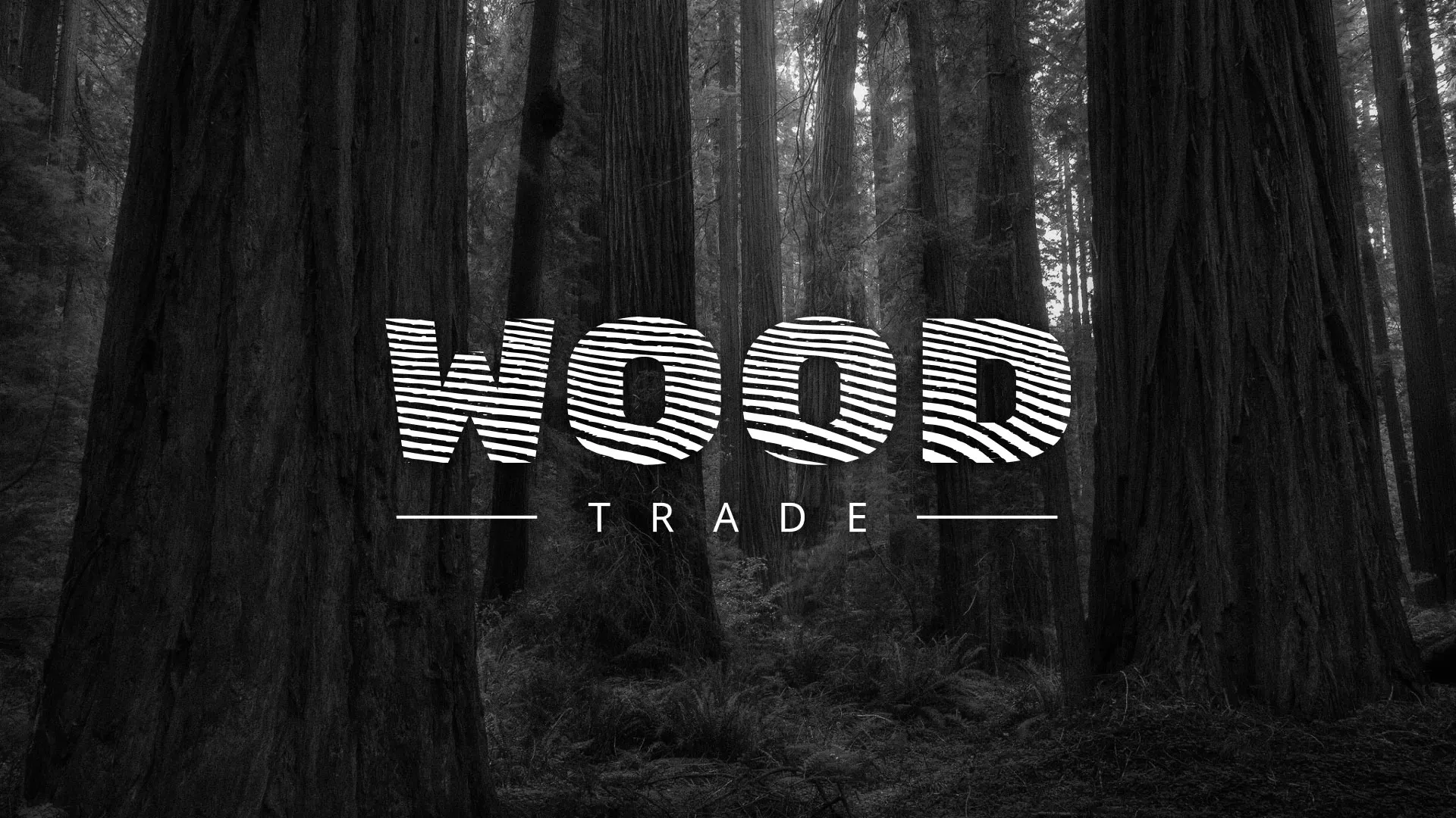 Разработка логотипа для компании «Wood Trade» в Струнино